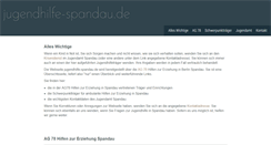 Desktop Screenshot of jugendhilfe-spandau.de